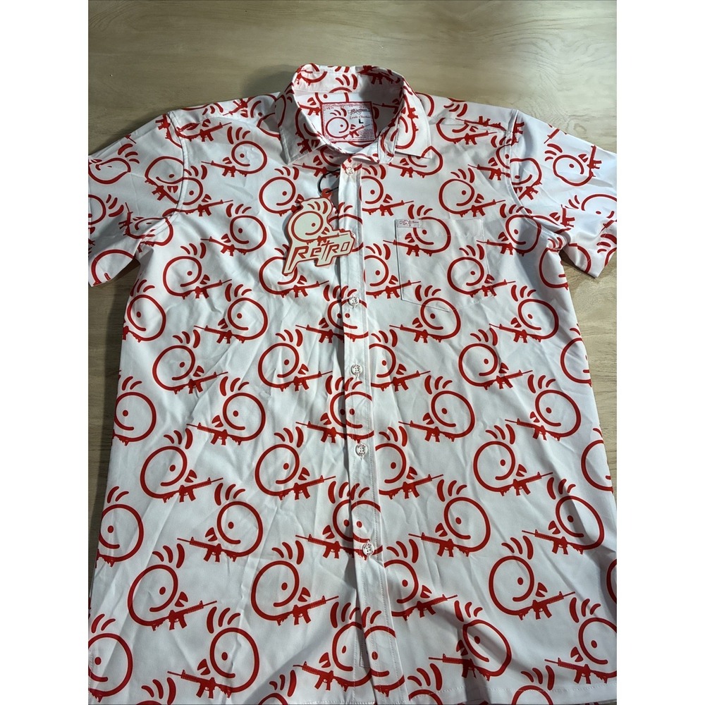 NEW Retro Rifle "Lords Chicken" Men's Large limited (Chick-Fil-A) Button Down